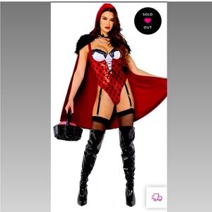 Red Riding hood 🐺🔥 costume cosplay Halloween Fashion Nova Playboy